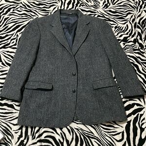 Scotland by the yard Vintage tweed Harris wool men’s blazer sports coat jacket